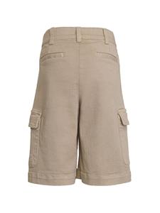 ETRO KIDS logo-embroidered cargo shorts - Beige