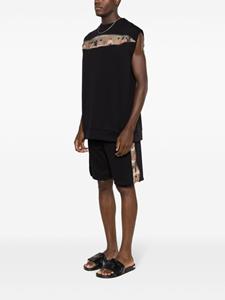 amirslama Amir Slama Tanktop met grafische print - Zwart