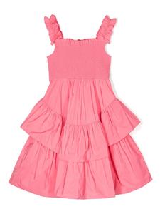 twinsetkids TWINSET Kids Midi-jurk met ruches - Roze