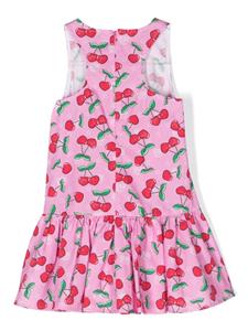 Chiara Ferragni Kids Ribfluwelen jurk - Roze