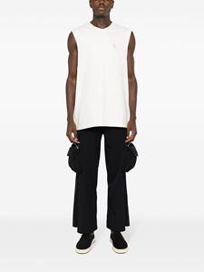 amirslama Amir Slama Tanktop met logoplakkaat - Wit