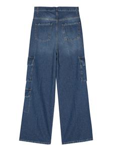 Merci Cargo jeans met wijde pijpen - Blauw