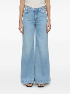 Closed Jeans met wijde pijpen van biologisch katoen - Blauw