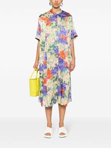 henrikvibskov Henrik Vibskov Blousejurk met print - Paars