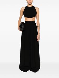 Gauchère Cropped top - Zwart