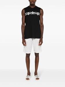 Amir Slama Tanktop met print - Zwart