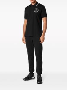 pleinsport Plein Sport Katoenen poloshirt met logoprint - Zwart