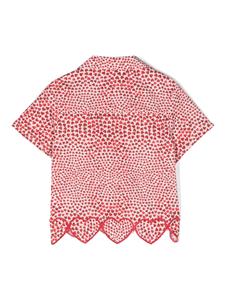 stellamccartneykids Stella McCartney Kids Katoenen overhemd - Rood