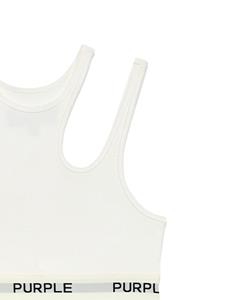 purplebrand Purple Brand Cropped top - Wit