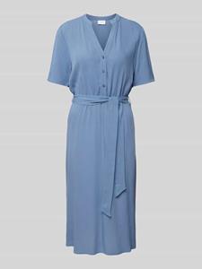 Vila Hemdblusenkleid "VIMOASHLY S/S MIDI DRESS - NOOS"