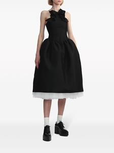 SHUSHU/TONG Flared midi-jurk - Zwart