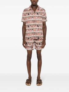 amirslama Amir Slama Shorts met print - Bruin