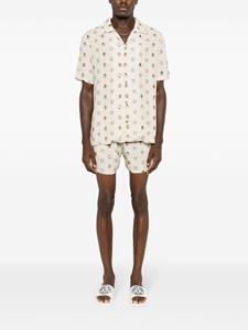 amirslama Amir Slama Overhemd met print - Beige