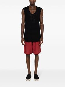 amirslama Amir Slama Cargo bermuda shorts - Rood