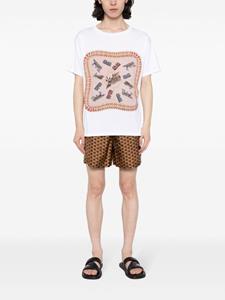 Bally Zijden shorts - Bruin