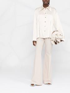 Nanushka Satijnen blouse - Beige