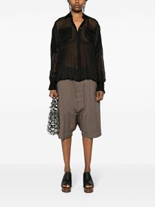 REV Zijden blouse - Zwart
