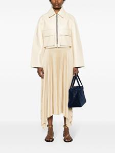 JOSEPH Geplooide midi-rok - Beige