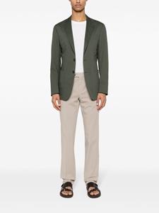 Canali Mid waist pantalon - Beige