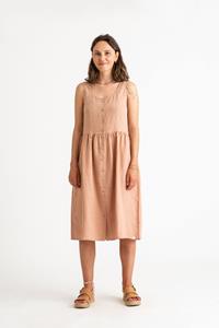 MATONA Damen vegan Gathered Dress Rosewood