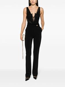 elisabettafranchi Elisabetta Franchi Pantalon met afwerking - Zwart