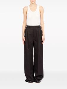 maisonmargiela Maison Margiela Pantalon met wijde pijpen - Zwart