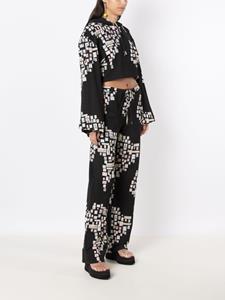 amirslama Amir Slama Cropped hoodie - Zwart
