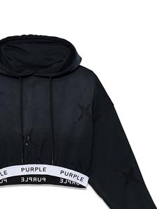 purplebrand Purple Brand Hoodie met logoband - Zwart