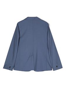 Paolo Pecora Kids Blazer met enkele rij knopen - Blauw