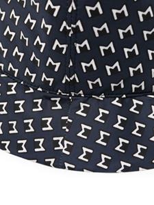 Moncler Vissershoed met monogramprint - Blauw