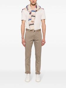 Incotex Low waist straight broek - Beige
