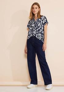 STREET ONE Blusenshirt LTD QR Shirtblouse w splitneck