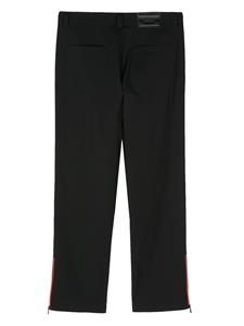 justcavalli Just Cavalli Straight broek met ritsen aan de enkels - Zwart