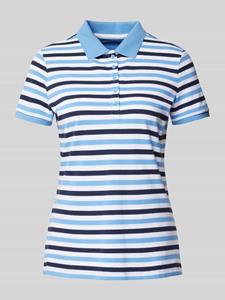 Montego Slim fit poloshirt in two-tone-stijl