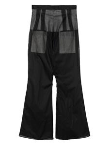 rickowens Rick Owens Dirt Bolan high waist broek - Zwart