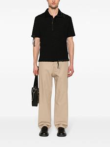 mm6maisonmargiela MM6 Maison Margiela Mid waist straight broek - Beige