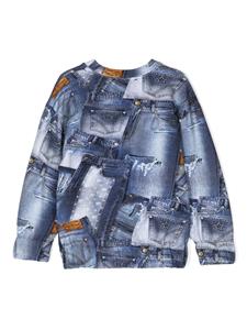 chiaraferragnikids Chiara Ferragni Kids Trui met print - Blauw