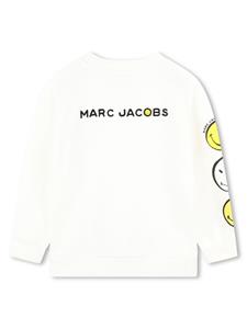 marcjacobskids Marc Jacobs Kids x SmileyWorld sweater met ronde hals - Wit