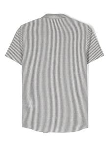 emporioarmanikids Emporio Armani Kids Gestreept shirt met geborduurd logo - Blauw