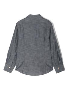 eleventykids Eleventy Kids Chambray shirt - Blauw