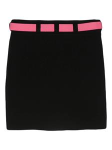 Ssheena Mini-rok met ceintuur - Zwart