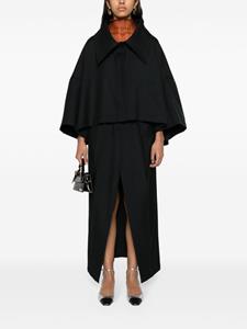 viktor&rolf Viktor & Rolf High waist maxi-rok - Zwart