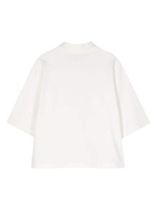 ASPESI Cropped poloshirt - Wit