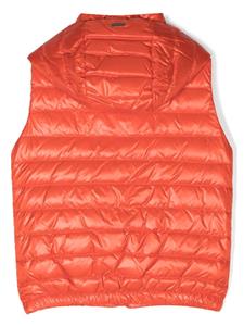 hernokids Herno Kids Bodywarmer met capuchon - Rood