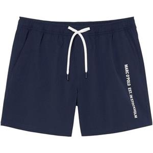 Marc O'Polo Zwemshort met zijzakken en logo-opdruk