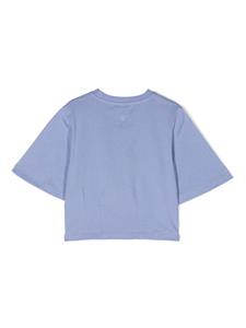 etrokids ETRO KIDS T-shirt met geborduurd logo - Paars