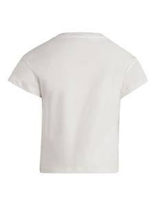 etrokids ETRO KIDS T-shirt met geborduurde bloemen - Wit