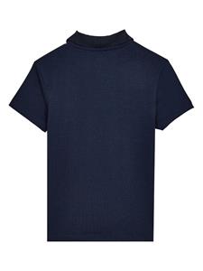 vilebrequinkids Vilebrequin Kids Poloshirt met geborduurd logo van biologisch katoen - Blauw