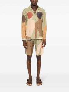 amirslama Amir Slama Shorts met grafische print - Groen