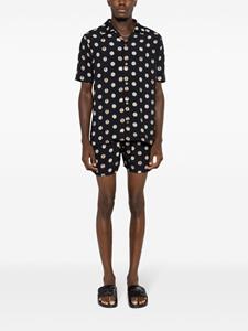 amirslama Amir Slama Shorts met grafische print - Zwart